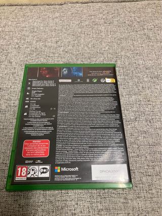 Caja Vacía Dark Pictures Anthology Xbox