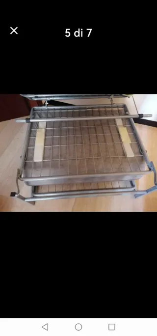 Pouf letto singolo in tessuto