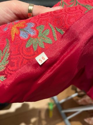 chaleco fallero talla 56