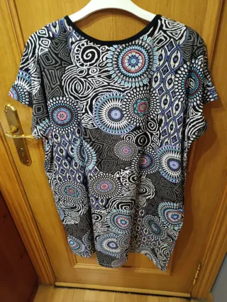 Vestido playero/bata casa XXL estampado