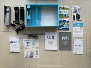 Consola Nintendo Wii Negra + 9 Juegos