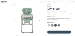 Trona Bebé Inglesina My Time Verde