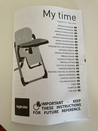 Trona Bebé Inglesina My Time Verde