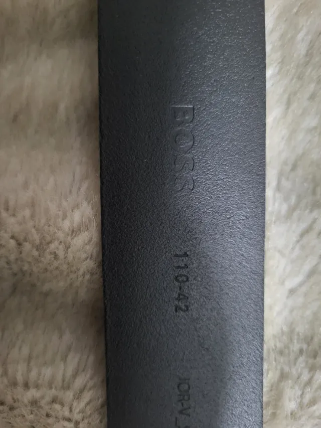 Cintura BOSS Nero Taglia 110-42 Nuova