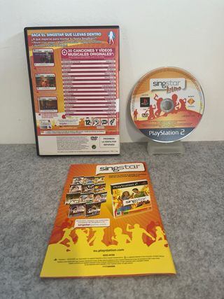 Singstar Latino PS2 perfecto estado NEGOCIABLE