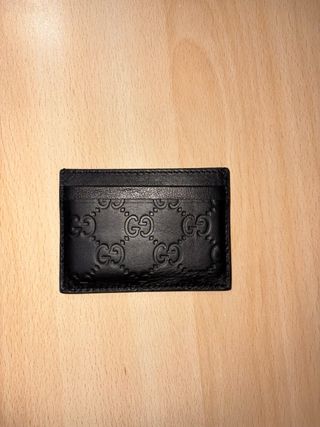 Porta carte Gucci nero in pelle