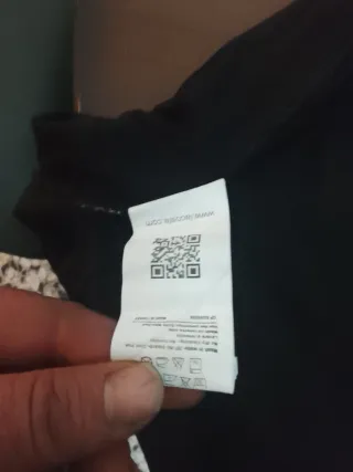 Camiseta Lacoste Negra Talla L