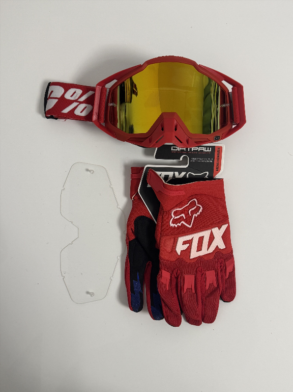Gafas 100% y Guantes Fox Nuevos 710