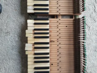 Teclas de piano antiguas