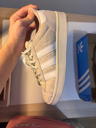 Zapatillas Adidas Beige Talla 43 Seminuevas