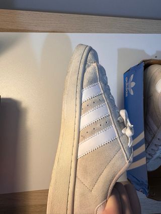 Zapatillas Adidas Beige Talla 43 Seminuevas