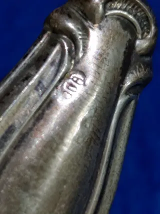 Juego punzón y aguja plata