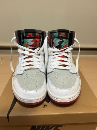 Air Jordan 1 Zoom CMFT Gris Blanco