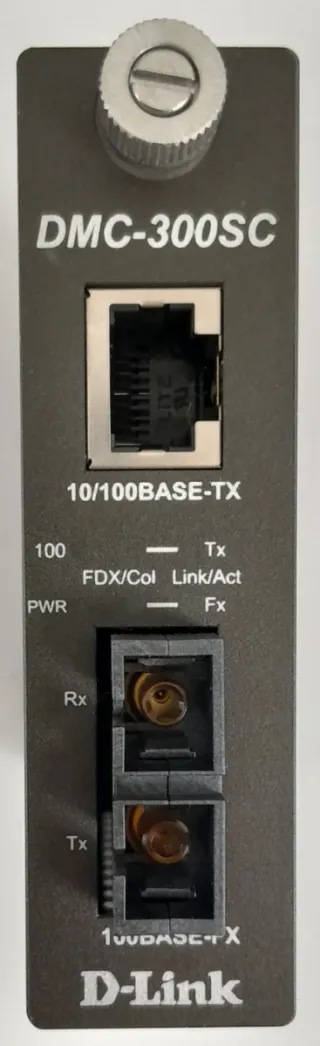 Convertidor Fibra-Cable D-Link