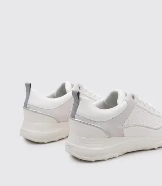 Zapatillas Geox piel Talla 39 Blancas