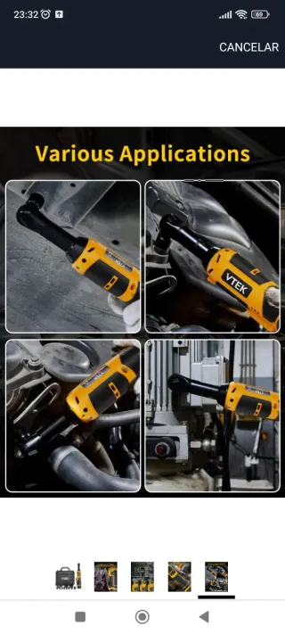 Llave de trinquete VTEK 3/8