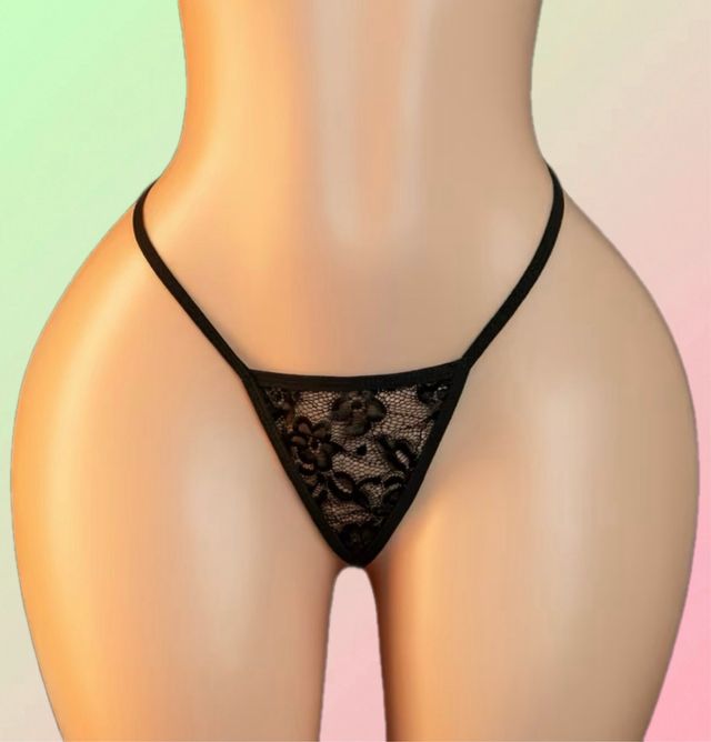 Lencería Sexy Encaje Negro Talla M