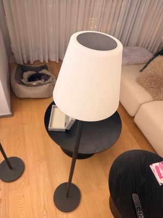 Set 2 Lámparas Pie Solares Exterior