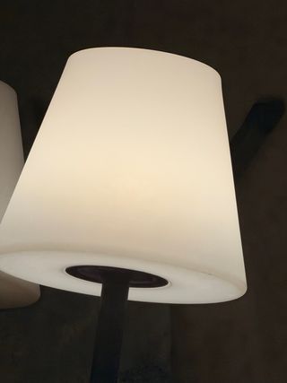 Set 2 Lámparas Pie Solares Exterior