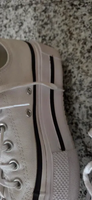 Zapatillas Converse plataforma blancas