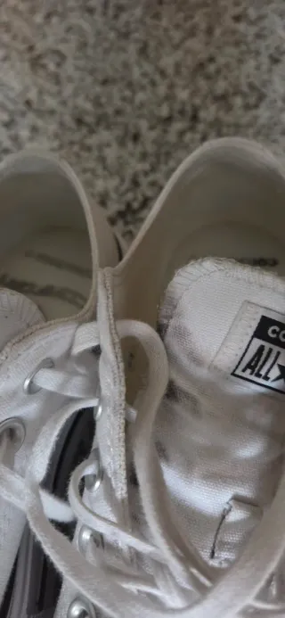 Zapatillas Converse plataforma blancas