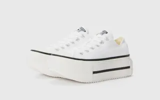 Zapatillas Converse plataforma blancas