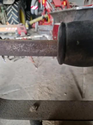 Báscula antigua de plataforma