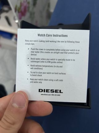 Reloj Diesel Cronógrafo Deportivo Plata Negro