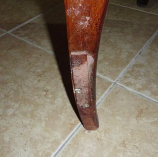 Banco/Sofá de Caoba Retapizado y restaurado