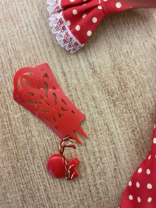 Vestido Nancy Flamenca Rojo Lunares