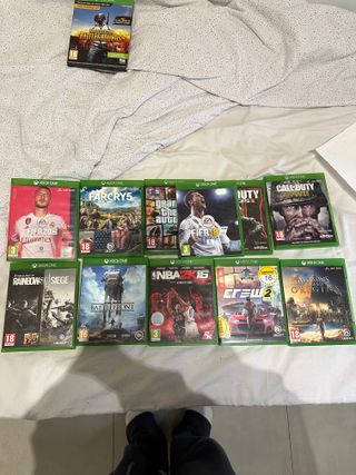 Xbox One 512GB + Juegos + Fuente