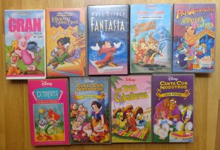 Coleccion 19 Películas Walt Disney VHS