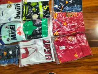 Camiseta de fútbol Adidas Azul y Blanca