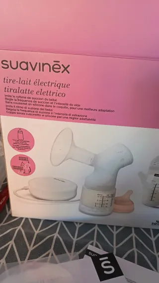 Sacaleches Eléctrico Suavinex. ¡Un solo uso!