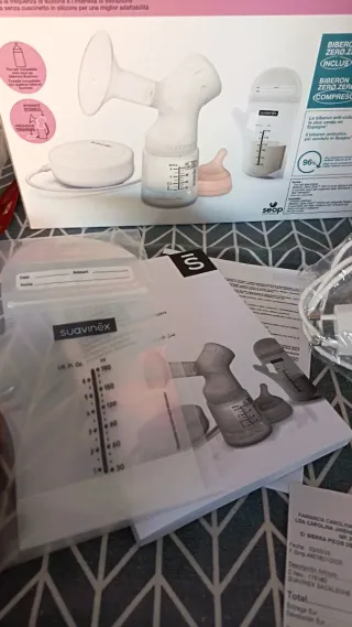 Sacaleches Eléctrico Suavinex. ¡Un solo uso!