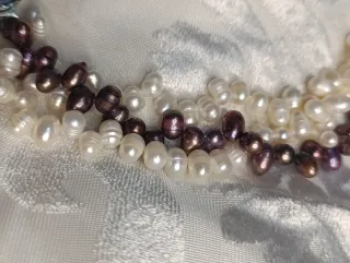 Collar Vintage Perlas Agua Dulce