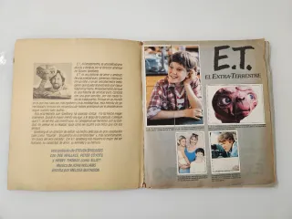 Álbum Cromos E.T. El Extraterrestre Completo