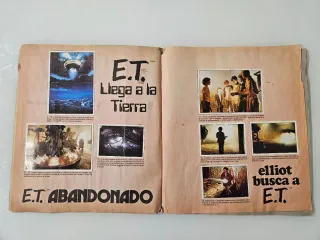 Álbum Cromos E.T. El Extraterrestre Completo