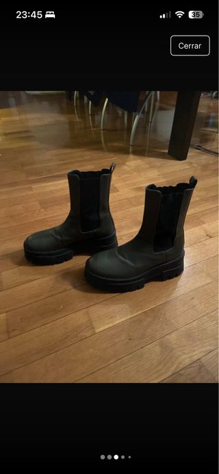 Botas verdes media caña