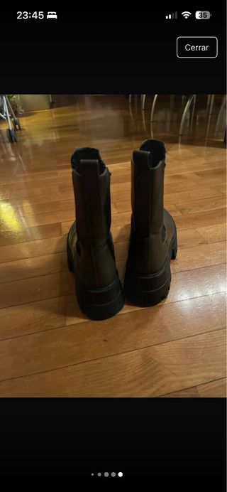 Botas verdes media caña