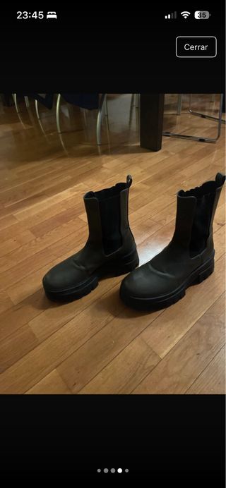 Botas verdes media caña