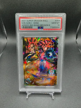 PSA 10 SON GOKU : XENO BM6-054 DRAGON BALL HEROES