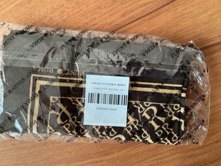 Nuovo foulard Punto Roma marrone e dorato