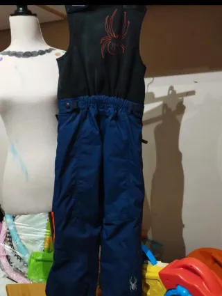 Mono de esquí infantil Spyder azul