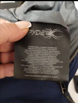 Mono de esquí infantil Spyder azul