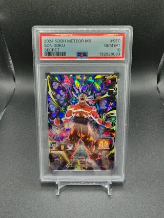 PSA 10 SON GOKU MM5-SEC DRAGON BALL HEROES JAP