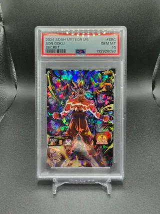 PSA 10 SON GOKU MM5-SEC DRAGON BALL HEROES JAP