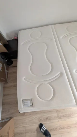 Colchón HR + viscoelástica firme-media