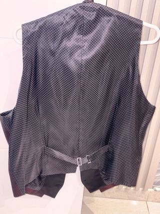 Traje 3 piezas burdeos