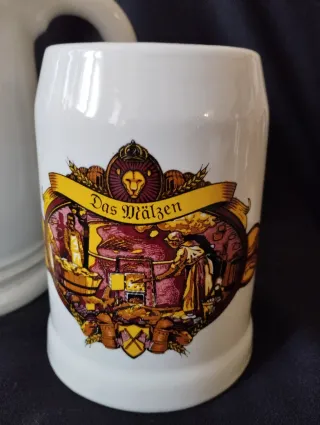 Jarras de cerveza alemanas, set de 3